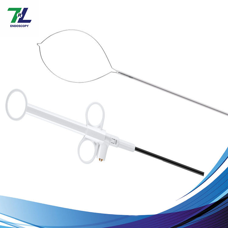 Endoscopic Accessories Disposable Polyp Snares Oval Shape With CE